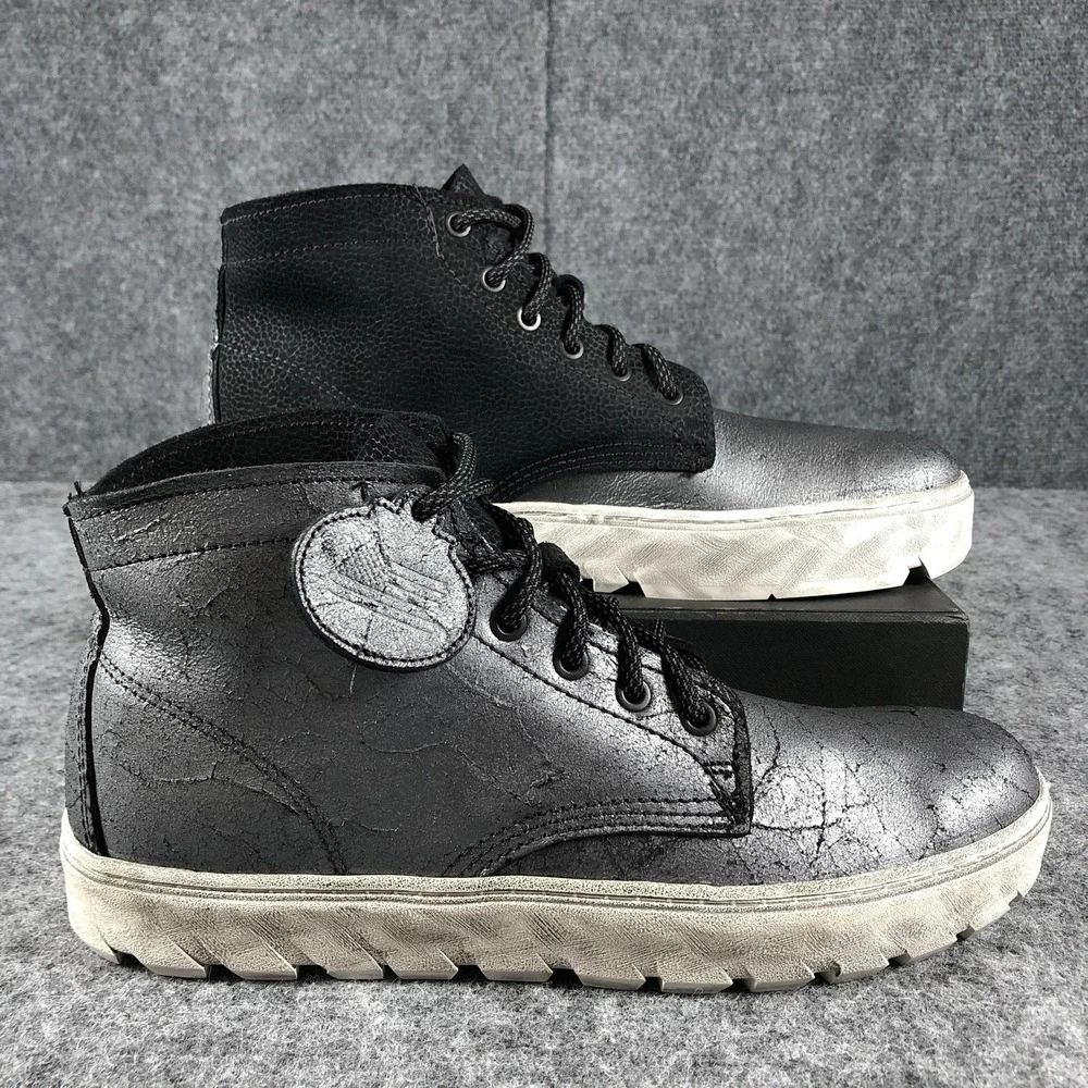 Wolverine‎ 1000 Mile Men's Size 9 D Gray Metallic Black Leather Shoes W990032